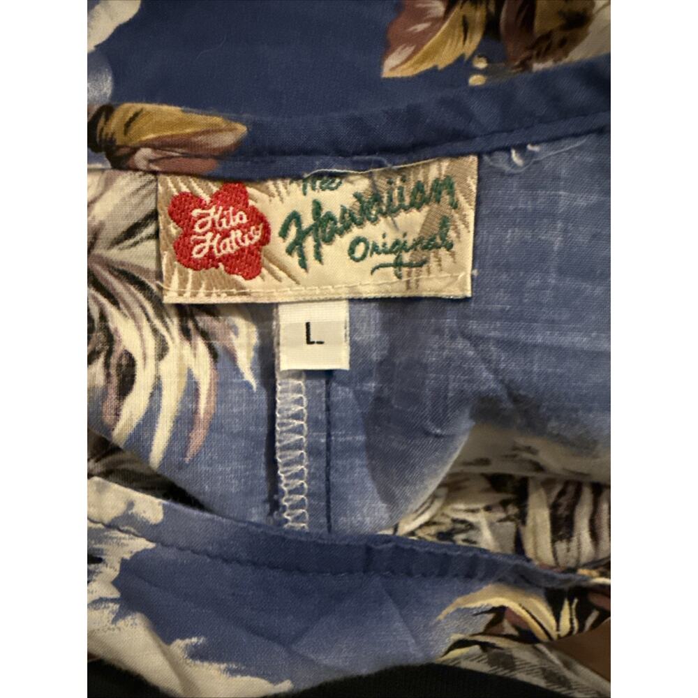 Hilo Hattie The Hawaiian Original Floral‎ Faux Wrap Dress Tropical Beach Large - Picture 4 of 5